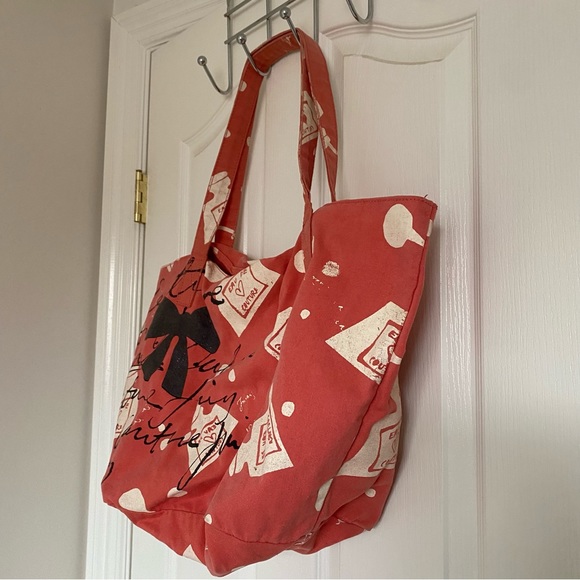 Rare y2k juicy couture oversized pink tote bag - Picture 2 of 8